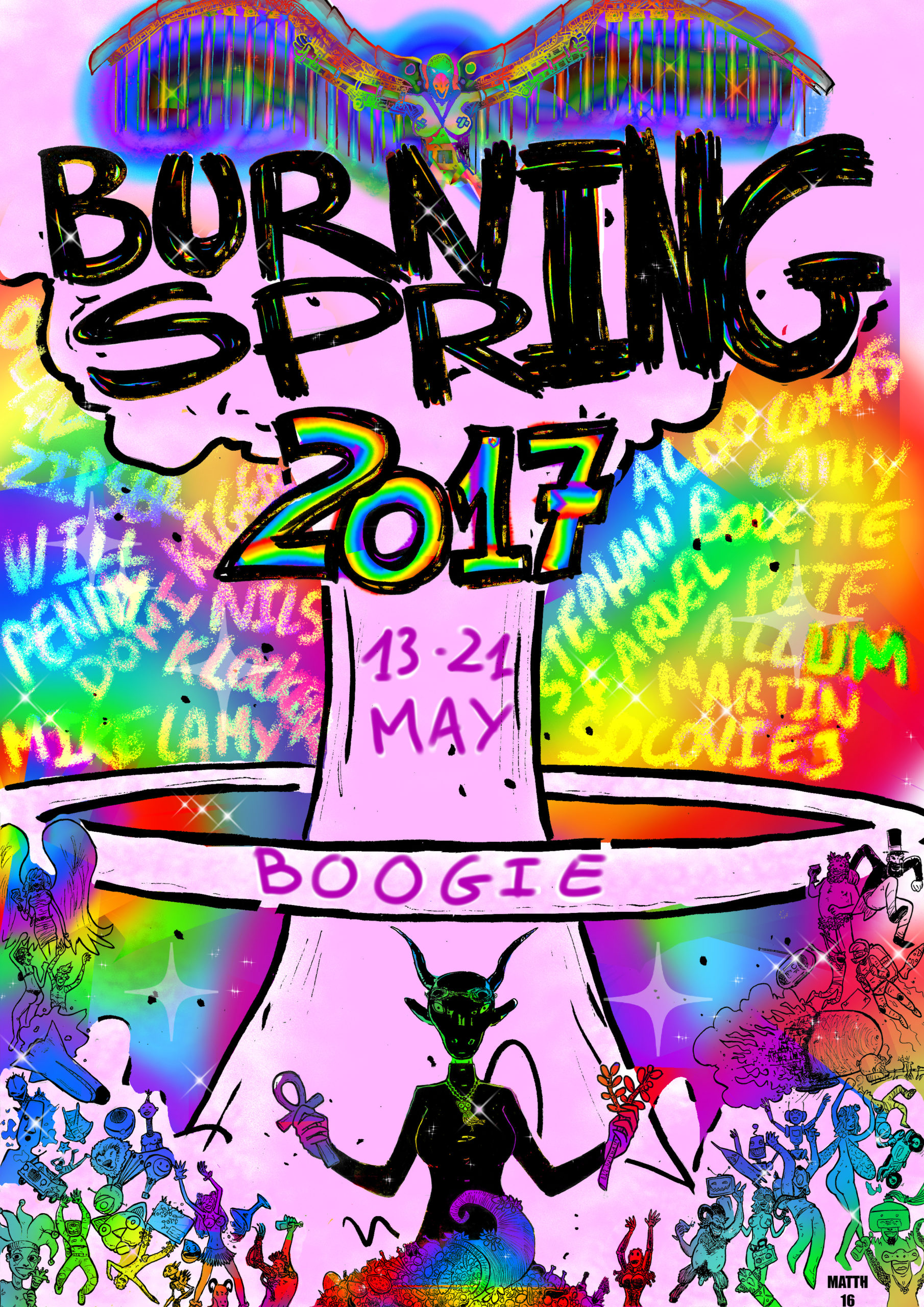 Flyer Burning Sping Festival